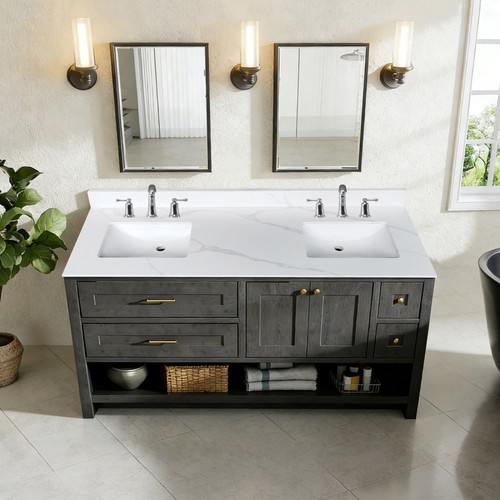 Carrara white quartz - white,